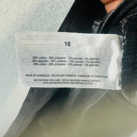 Vintage X America Womans Size 16 Bootcut Jeans Grey Denim Stretch Pockets - Picture 9 of 9